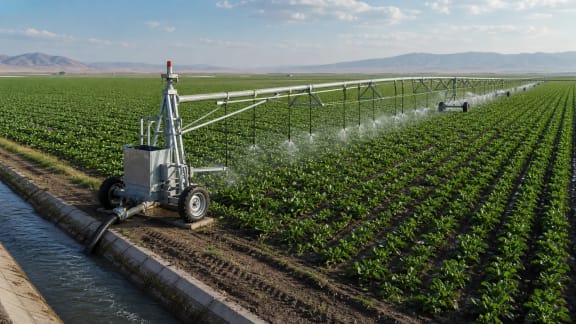 Linear-Move Irrigation System in an illustrative agricultural technology context in Türkiye