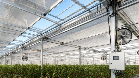 Greenhouse Thermal Screen, Ventilation and Automation System in an illustrative agricultural technology context in Türkiye