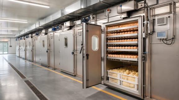 Commercial Poultry Hatchery Incubator System in an illustrative agricultural technology context in Türkiye