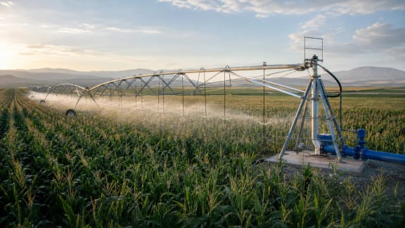 Center-Pivot Irrigation System in an illustrative agricultural technology context in Türkiye