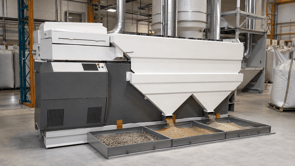 Seed processing, Gravity separator, Grain cleaning, Post-harvest, Pulses, Turkey
