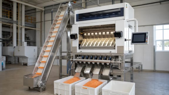 Optical Color Sorting Machine for Grain, Seeds, Pulses and Nuts in an illustrative agricultural technology context in Türkiye
