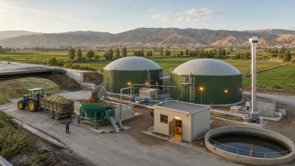 Agricultural Waste Anaerobic Digestion System in an illustrative agricultural technology context in Türkiye