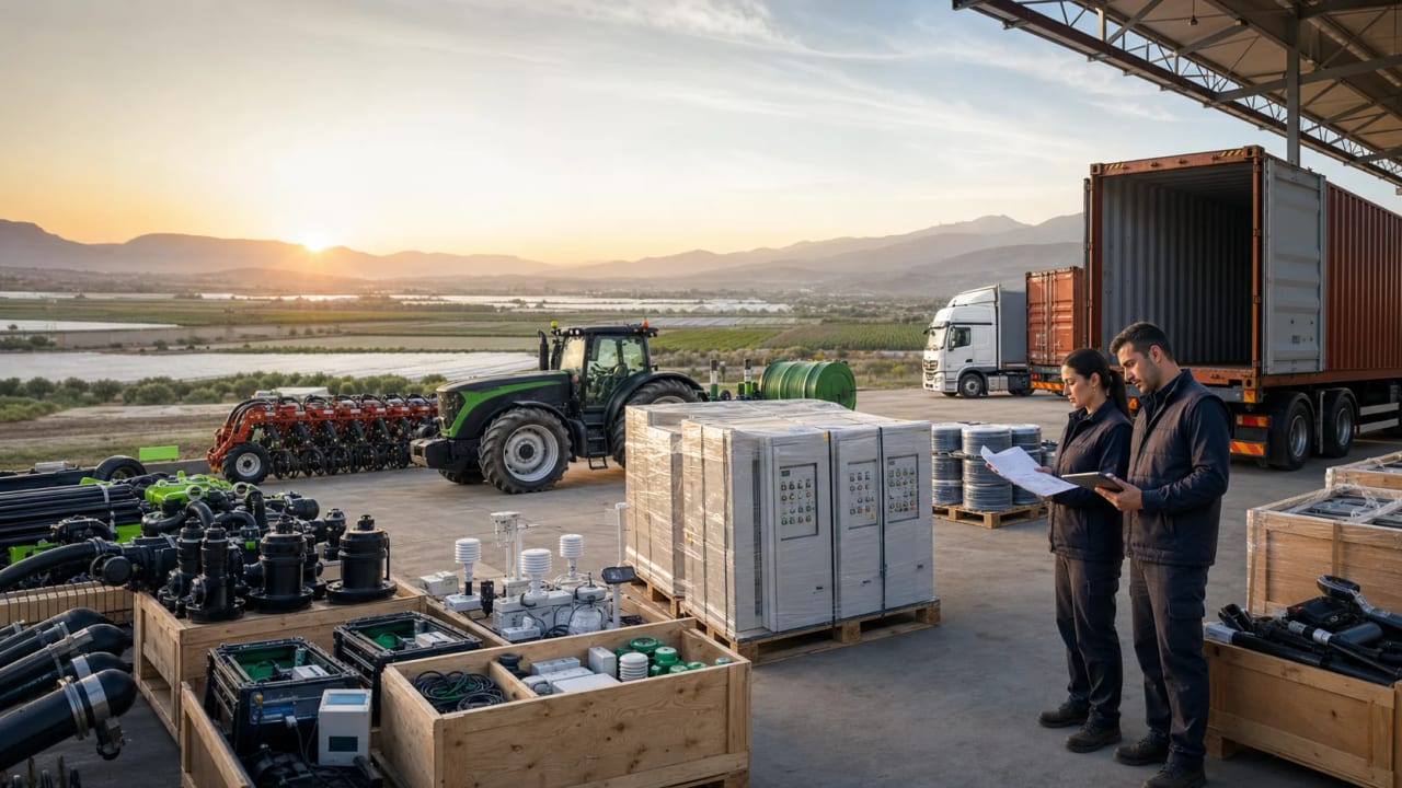 AI-assisted editorial cover illustration for 30 Turkish Agritech Exporters to Watch in 2026
