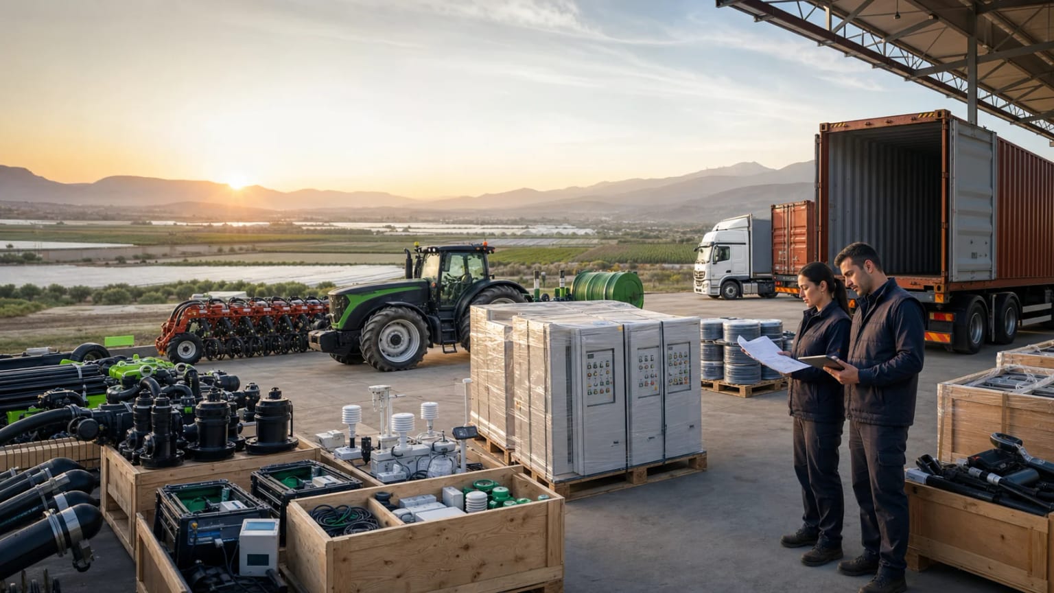 AI-assisted editorial cover illustration for 30 Turkish Agritech Exporters to Watch in 2026