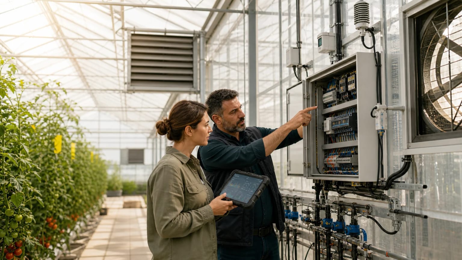 AI-assisted editorial cover illustration for 15 Greenhouse Automation Companies in Türkiye (2026 Verified Buyer Guide)