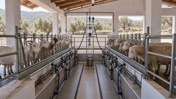 Sheep and Goat Milking Parlour System in an illustrative agricultural technology context in Türkiye