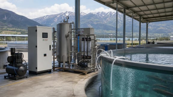 Aquaculture Oxygen Generation and Nanobubble System in an illustrative agricultural technology context in Türkiye